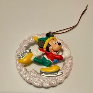 Disney Mickey Mouse Ice Skating Ornament by Grolier Enchanted Tree Treasures